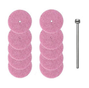 Slibeskiver, ædelkorund 10 stk.