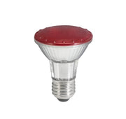 PAR20 LED spotpære - 240V / 6W 35°, E27, Rød