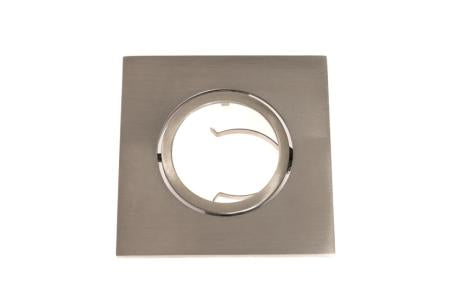 DIOSPOT OPTI/TIGHT bs. stål firkantet frontring