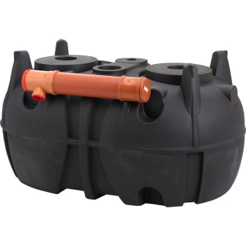 Uponor 3000 l samletank med 200 mm opføringsrør