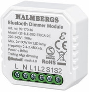 Bluetooth smart dåse dæmper 2-kanal/kroneafbryder 2X100W LED