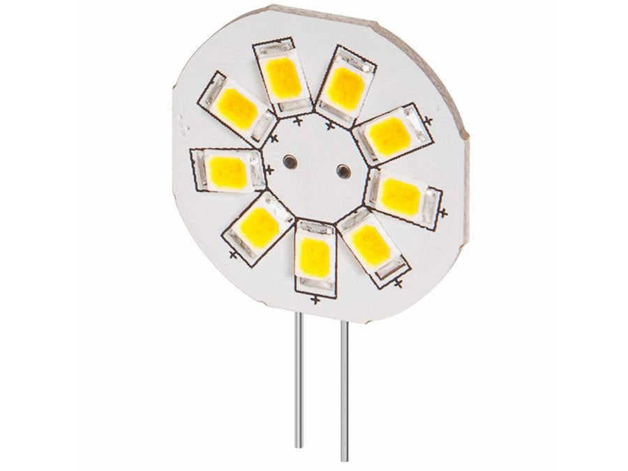 G4 LED stiftpære, side - 12V / 1,5W Varm Hvid (120 lm, 140°)