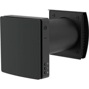 Vega-Flow ventilator med varmegenvinding, sort stof