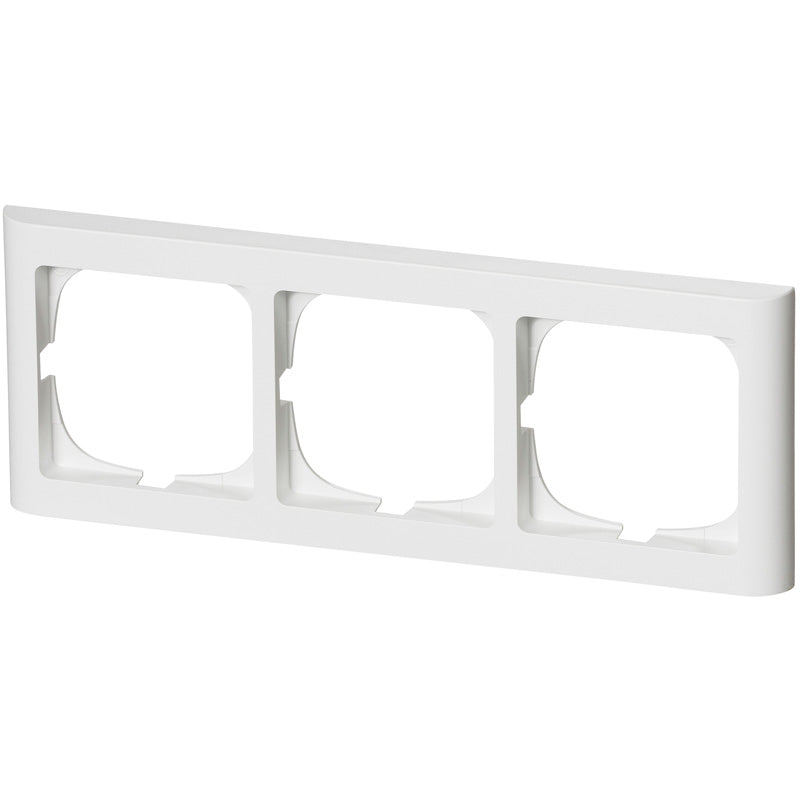 LK Fuga ramme Softline 63 3m vandret - hvid