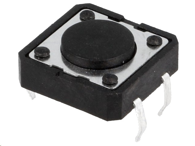 TACT mikrotrykkontakt - 12x12mm, H=4,3mm