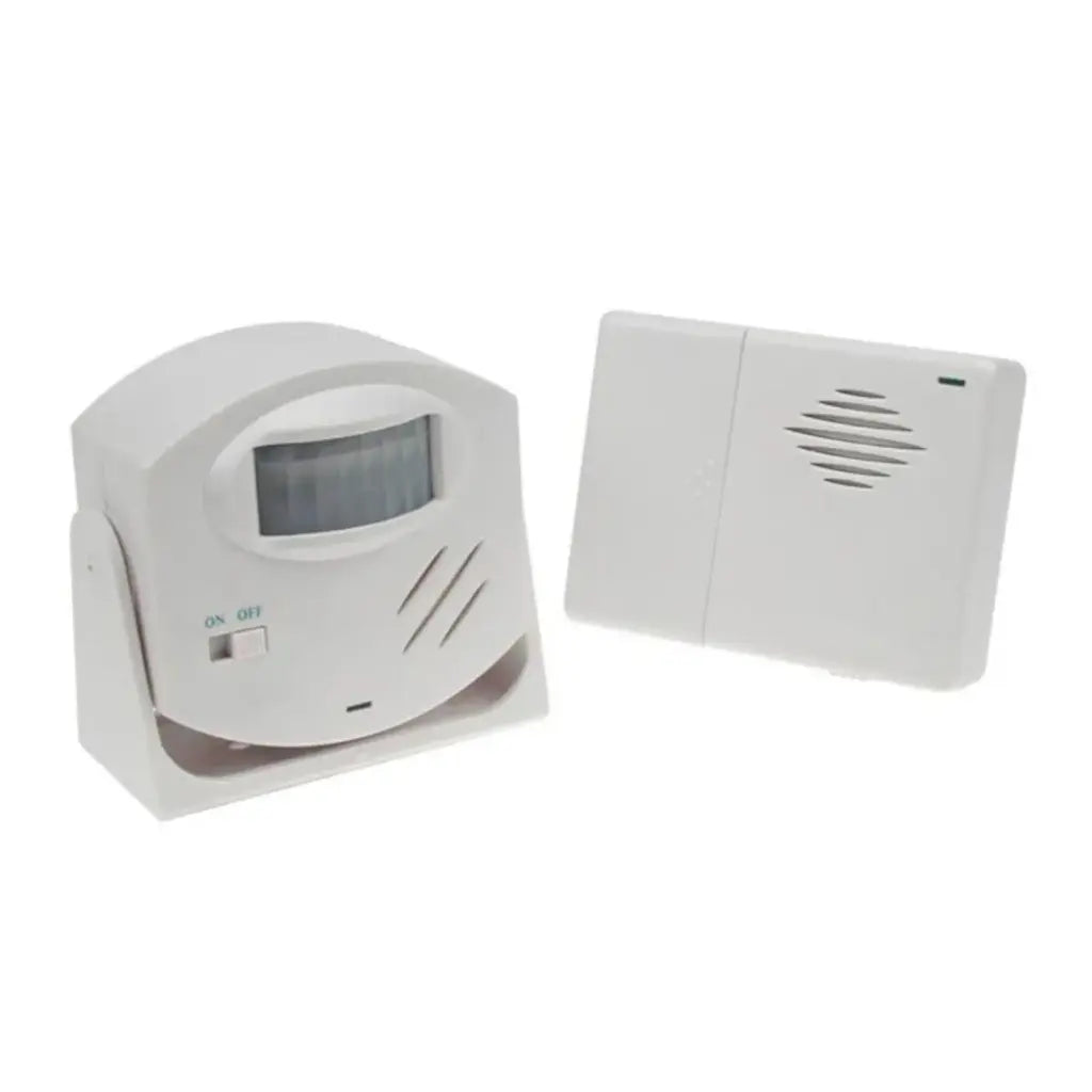 Dørklokke m. PIR detektor (10m rækkevidde, 2 ringetoner)