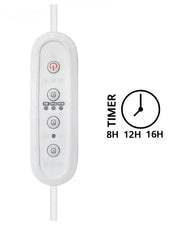 Timer til LEDlife Pro-Grow 2.0 - 1,5 m ledning, maks. 120W, vælg mellem 8, 12 eller 16 timer