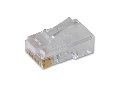 RJ50 modularstik - 10P10C til flad kabel (1 stk.)