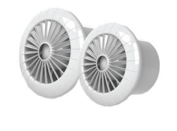 Loftventilator - aRid Ø150 HS, Fugtighedsføler, 20W 257m3/h