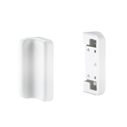 Slatwall, Multifunk. monitor vægbeslag - Hvid (2 stk.)