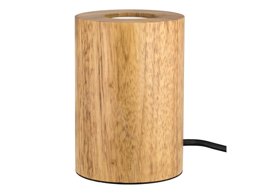 Bordlampe - 240V / 60W E27, træ (1m)