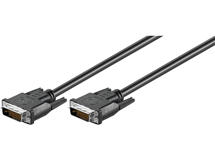 DVI-D kabel - Dual Link, 2 x DVI-D (24+1) han (5m)