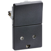 Fuga Stikkontakt 2-pol med jord koksgrå