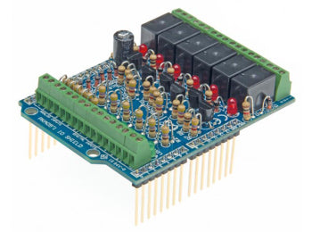 VMA05 I/O shield til Arduino (færdigsamlet)