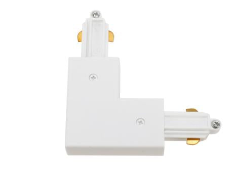 DIOTRACK 1-F Vinkel 90° venstre hvid