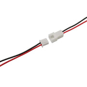 Ledning-til-ledning stiksæt - JST XH 2pol han/hun (2x10cm)
