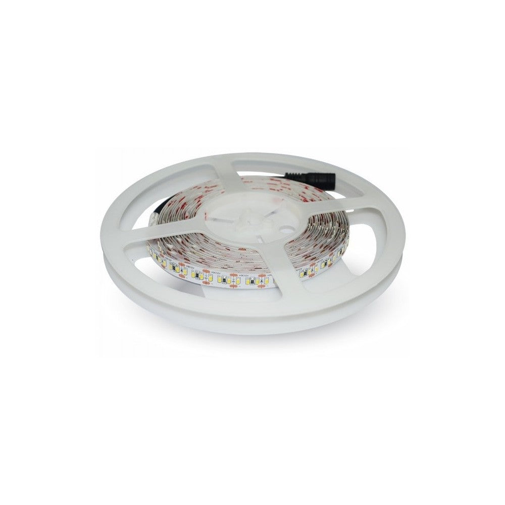 V-Tac 7,2W/m LED strip 8mm bred - 5m, 120 LED pr. meter (800lm/m, RA80)