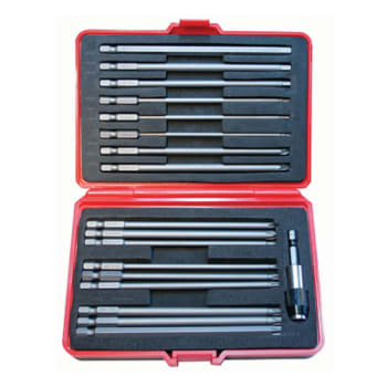 BaTo bitssæt med 127 mm bits, 18 dele
