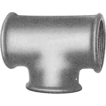 3/8" Galvaniseret tee