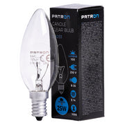 PATRON Glødepære E14 25W Kerte