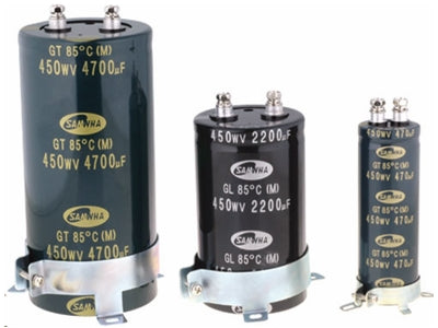 10000uF 100V elektrolyt kondensator, skruetype (Ø35x100mm)