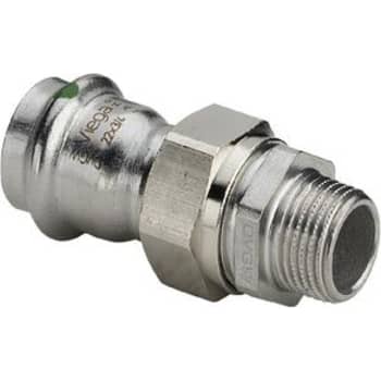 22 mm x 3/4" Union Sanpress Inox muffe/nippel