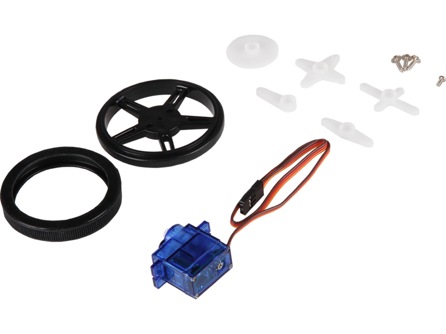 FS90R Mikro kontinuerlig rotation servo - 5V 100mA