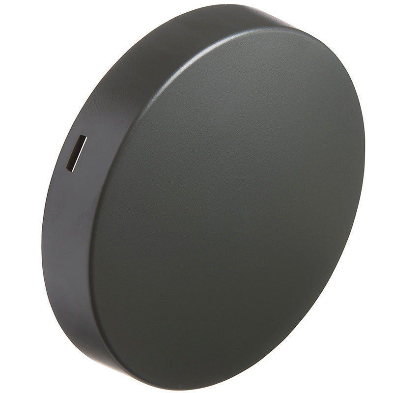 Afdækning for Ø83 sideindgang Koksgrå (Ny model)