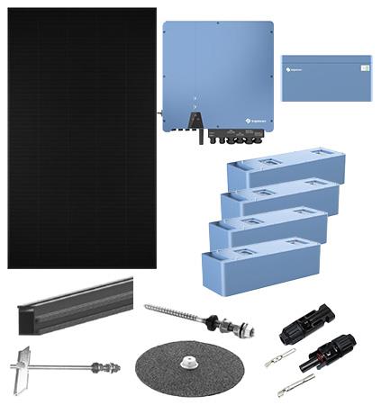 9,24KWP SOLPAKKE TAGPAP SOLPLANET 10KWH