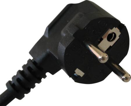 APPARATLEDNING SCHUKO VINKLET - C13 3M