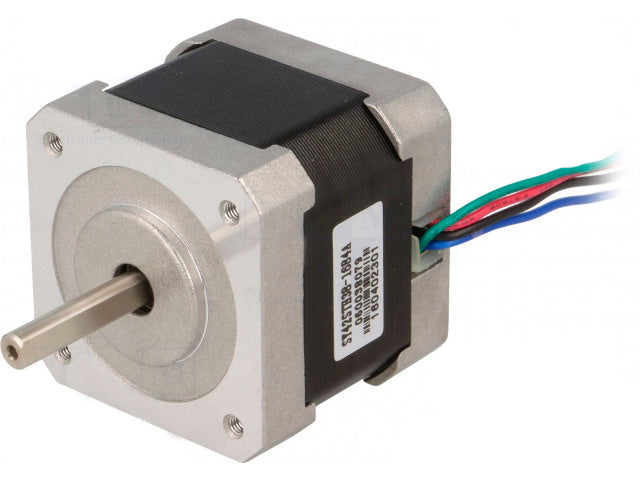 Stepper motor 42,3x42,3x38 - 2,8V, 1,68A, 1,8°, 5mm aksel
