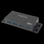 USB 3.0 HUB - 4 port inkl. Strømforsyning (3,5A) til montage