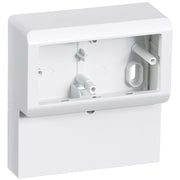 OPUS 66 panelunderlag for FUGA 2 modul antenne/dataudtag, hvid