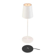 VINOLINA TWO, bordlampe, IP65, 2200/2700/3000K, TOUCH, hvid