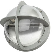 MIA skotlampe alu E27 60W halvskærm IP44