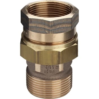 1/2" union muffe/nippel Rødgods Silicium Bronze