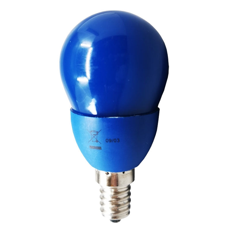 Kronepære LED 3W E14 Blå