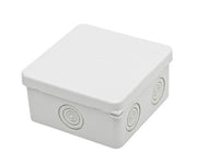 Forgreningsdåse - 80x80x40 mm grå (003.CS) 8 indg.