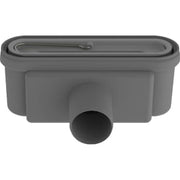 Unidrain 50 mm rendeudløb med vandlås, uden studs, vandret