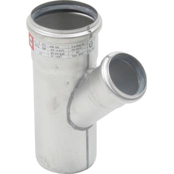 75 x 50 mm x 45° Grenrør rustfri AISI304/EN1.4301 BLÜCHER