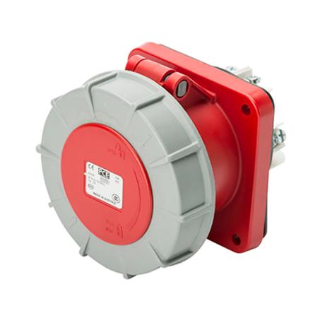 CEE Flangestikdåse 63A 3P+N+J 400V lige