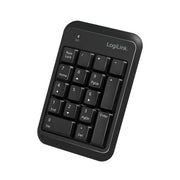 Trådløs keypad - Bluetooth 5.1, 17 taster, Sort