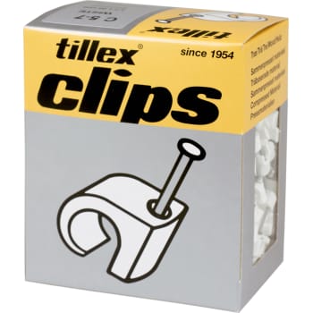 Clips 5-7/20 mm hvid (500)