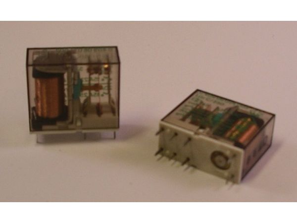 Vertikalt relæ - 42-52VDC / 15A, 1 x skifte