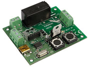 Universal timer-relæmodul m. USB - 8A/250V (færdigsamlet)