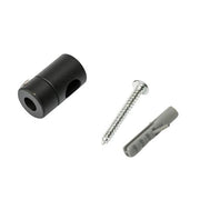 Ledningsophæng m/aflastn. sort mat