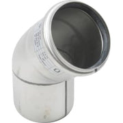 Ø 75 mm x 45° Bøjning syrefast AISI316L/EN1.4404 BLÜCHER