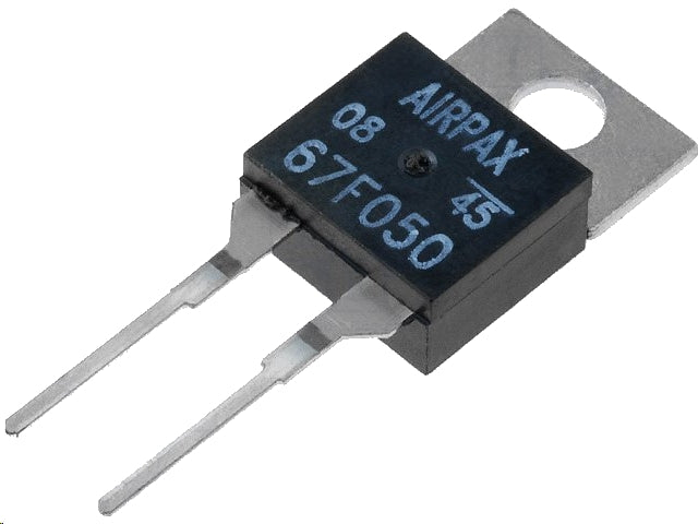 Termostat - 30°C / 50°C, 24VDC/120Vac / 1A, NO (TO220)
