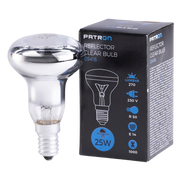 PATRON Glødepære E14 25W forspejlet