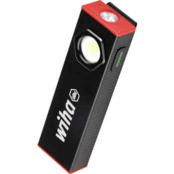 Wiha genopladelig håndlygte m/sensor og magneter, 800 lumen